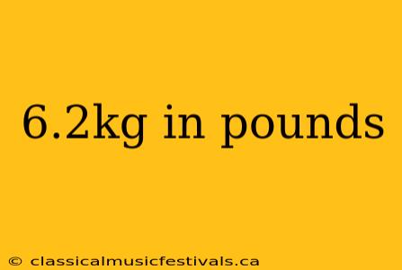 6.2kg in pounds