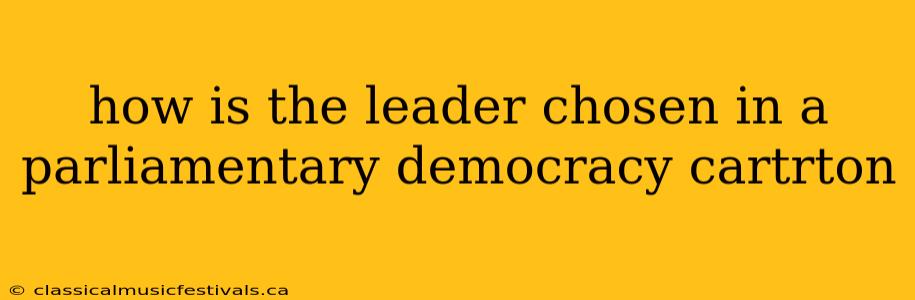 how is the leader chosen in a parliamentary democracy cartrton