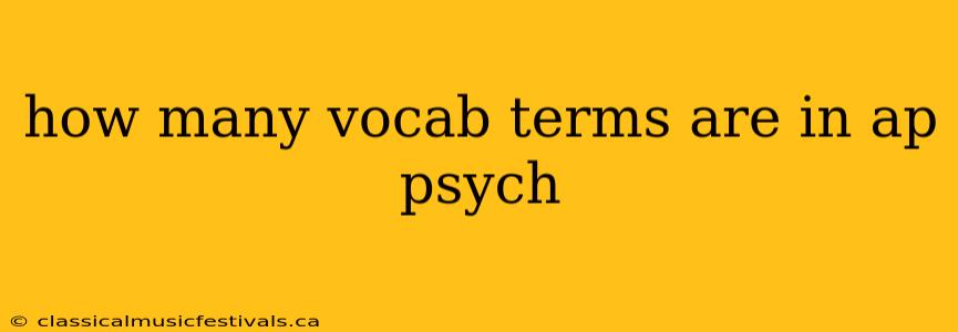 how many vocab terms are in ap psych