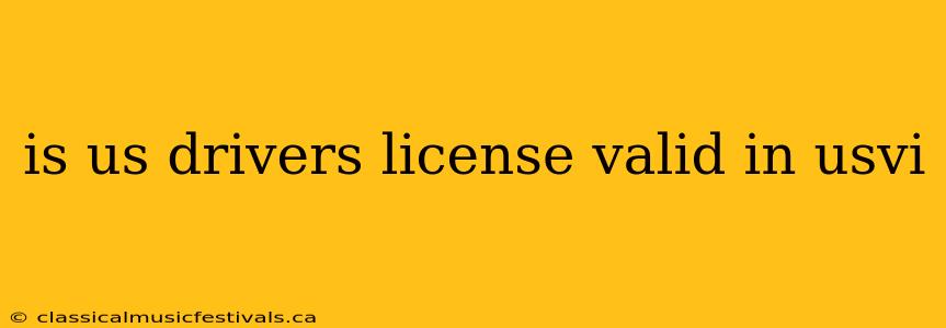 is us drivers license valid in usvi