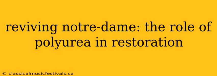 reviving notre-dame: the role of polyurea in restoration