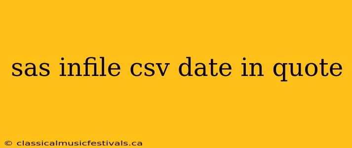 sas infile csv date in quote