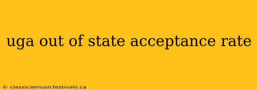 uga out of state acceptance rate