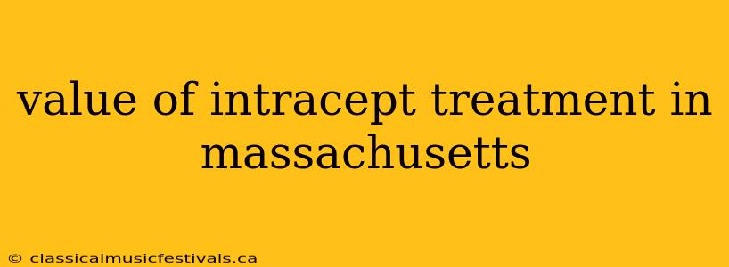 value of intracept treatment in massachusetts