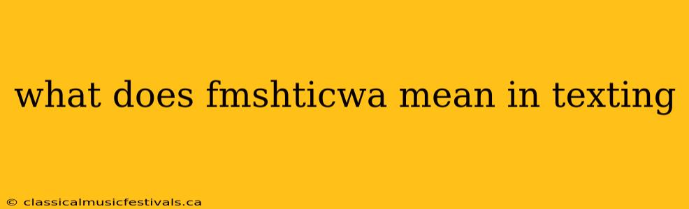 what does fmshticwa mean in texting