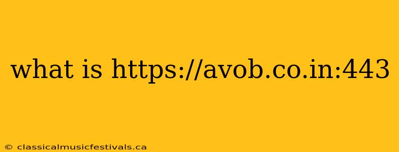 what is https://avob.co.in:443