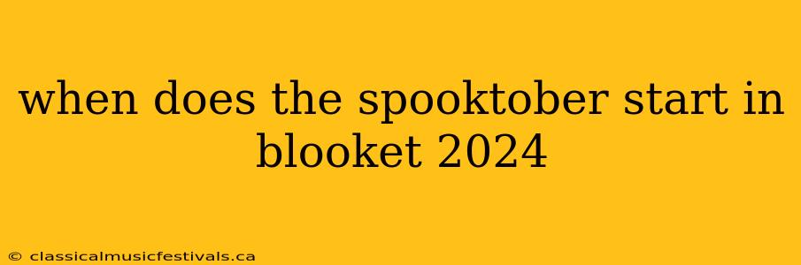 when does the spooktober start in blooket 2024