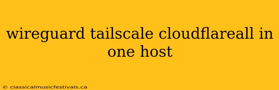 wireguard tailscale cloudflareall in one host